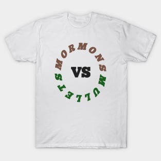 Mormons vs mullets T-Shirt